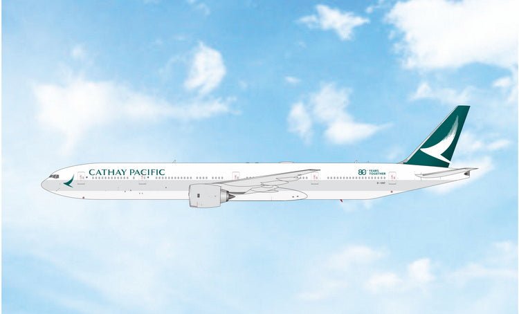 Pre-Order Phoenix Models 04712 1:400 Cathay Pacific B777-300 B-HNF "80 Years"