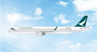 Pre-Order Phoenix Models 4718 1:400 Cathay Pacific A321neo B-HPK "80 Years"