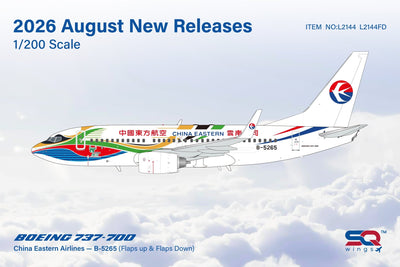 Pre-Order SQ Wings L2144 1:200 China Eastern B737-700 B-5265 Expo 2010 Shanghai