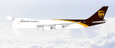 Pre - Order SQ Wings L2187C 1:200 UPS B747 - 8F N605UP "Interactive Series"