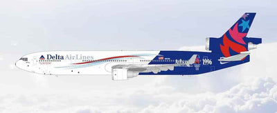 Pre - Order SQ Wings L2219FD 1:200 Delta Air Lines MD - 11 N812DE "Special Delivery Livery Flaps Down"