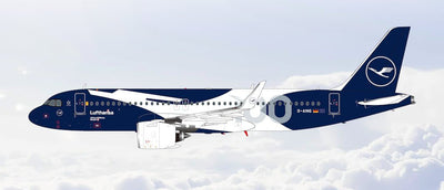 Pre - Order SQ Wings L2353FD 1:200 Lufthansa A320neo D - AIND Lufthansa 100th Anniversary Flaps Down