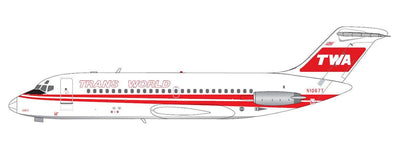Pre - Order V1:400 400009 1:400 TRANS WORLD AIRLINES DC - 9 - 15 - N1067T
