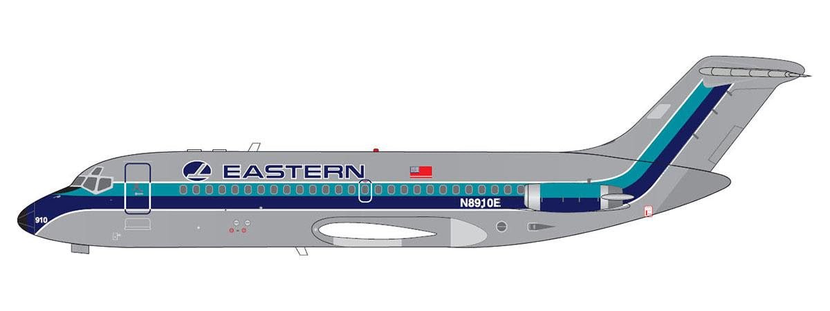 Pre - Order V1:400 400011 1:400 EASTERN AIR LINES DC - 9 - 14 - N8910E