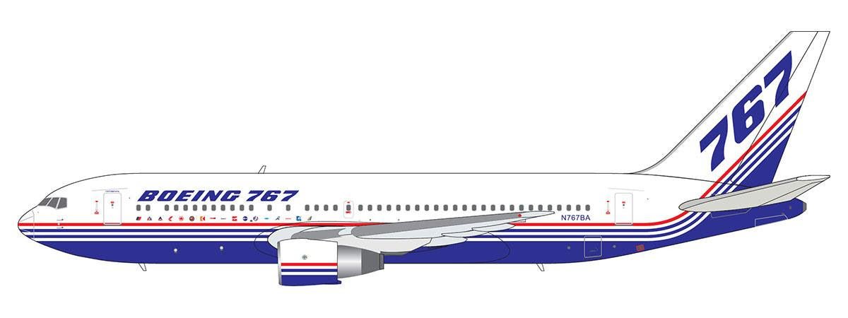 エビライ V1:400 400016 1:400 HOUSE LIVERY BOEING 767-200 - N767BA – MTS