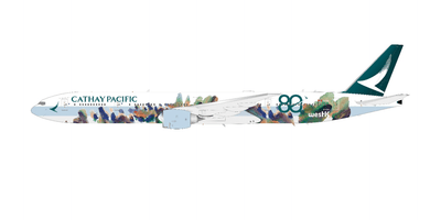 Pre - Order White Box Models WB - 777 - 3 - 024C 1:200 777 - 300ER Cathay Pacific “Spirit of Hong Kong 80th Anniversary” – B - KQU