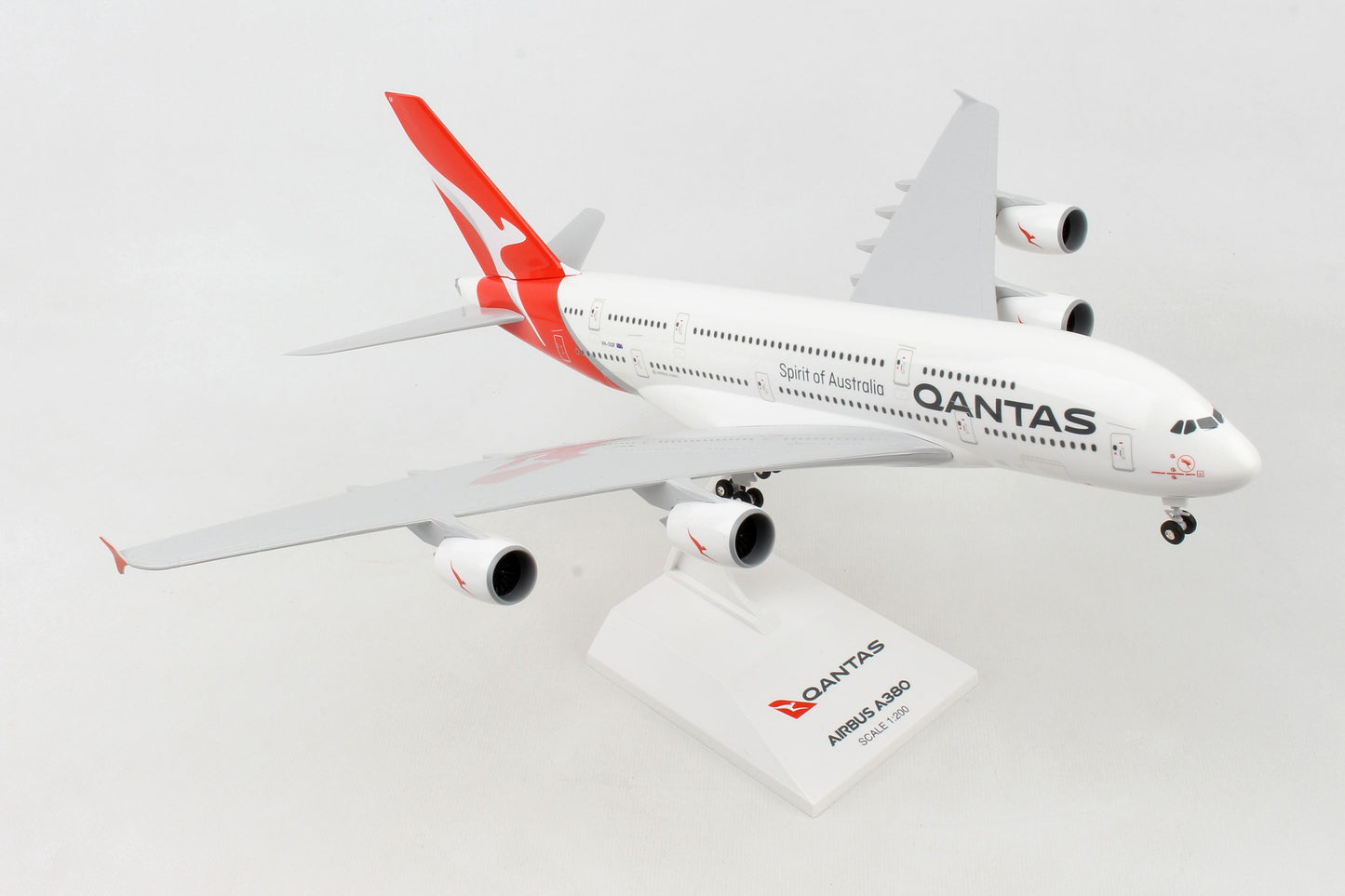 SkyMarks SKR1000 1:200 Qantas Airbus A380-800 VH-OQF with gear