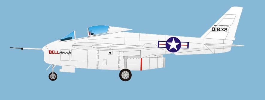 Sky Classics 1:200 Bell X - 5 501838 "NMUSAF"