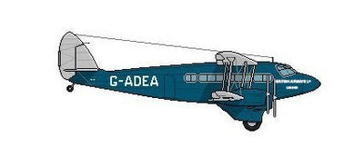 Sky Classics SC2DH8602 1:200 De Havilland DH.86 G - ADEA British Airways London 1937