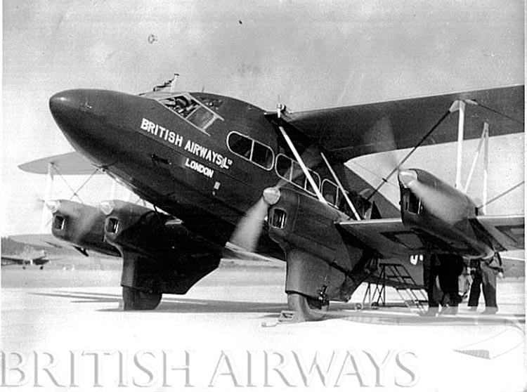 Sky Classics SC2DH8602 1:200 De Havilland DH.86 G - ADEA British Airways London 1937