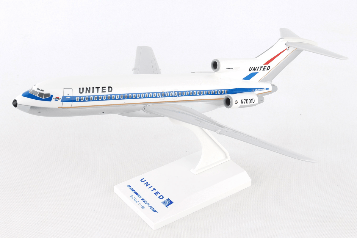 SkyMarks SKR896 1:150 United 727 - 100 Museum of Flight