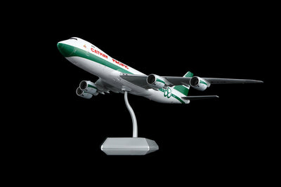 SQ Wings L2337FD 1:200 CATHAY PACIFIC B747-8F B-LJE 80th Anniversary Retro special colors Flaps Down
