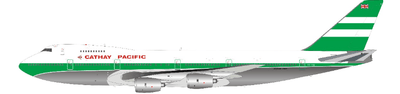 WB Models WB - 747 - 2 - 028P 1:200 Cathay Pacific Boeing 747 - 200 VR - HIA