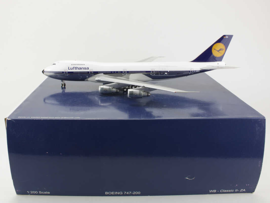 *WB Models WB - Classic II - ZA 1:200 Lufthansa Boeing 747 - 200 D - ABZA