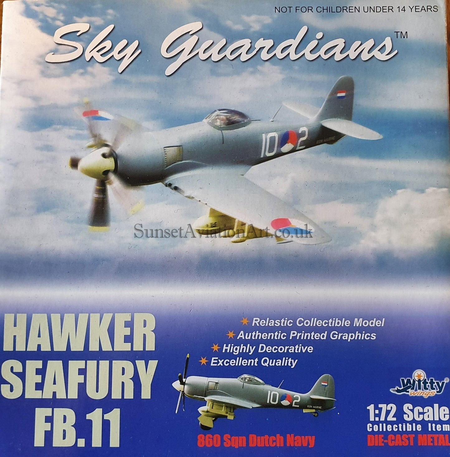 Witty Wings WTW72 - 015 - 005 1:72 Hawker Sea Fury FB11 860 Sqn Dutch Navy