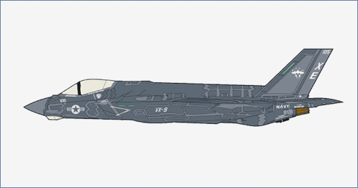 Hobby Master HA6207 1:72 F - 35C Lightning II "Vampires" US Navy