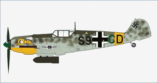 Hobby Master HA8720 1:48 BF 109E - 7B