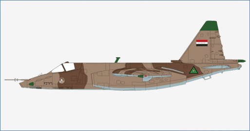 Hobby Master HA6109 1:72 Su - 25K Frogfoot 25616, 114 Sqn., Iraqi Air Force, 1991