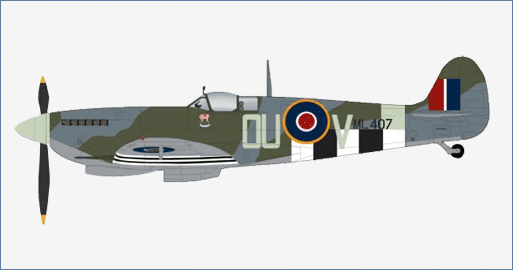 Hobby Master HA8326 1:48 Spitfire Mk.IXe ML407