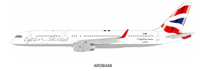 ARD200 ARDBA58 1:200 British Airways Boeing 757 - 236 "Open Skies"