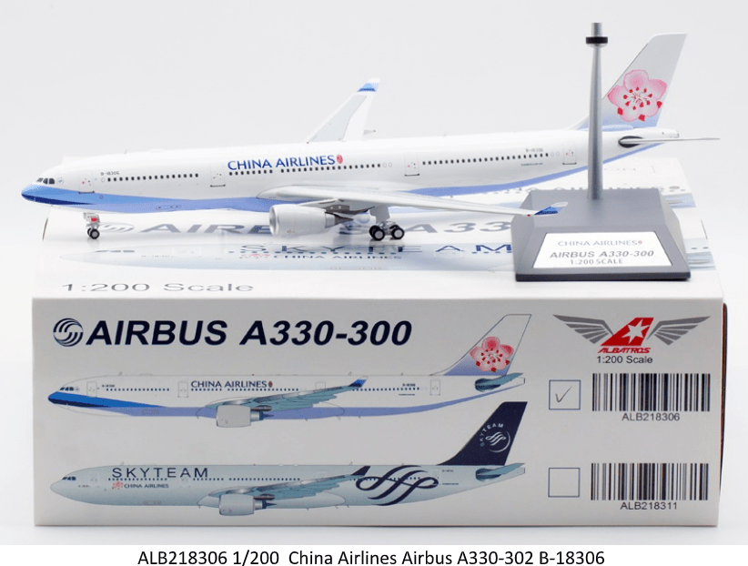 Aviation200 ALB218306 1:200 China Airlines Airbus A330 - 302