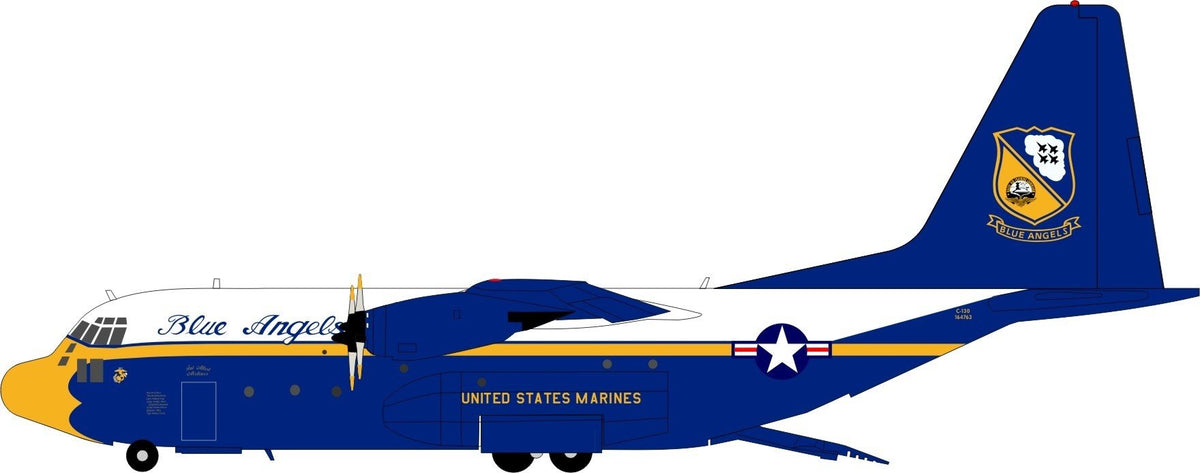 *Aviation200 AV2BA001 1:200 USMC Blue Angels C - 130T "Fat Albert"