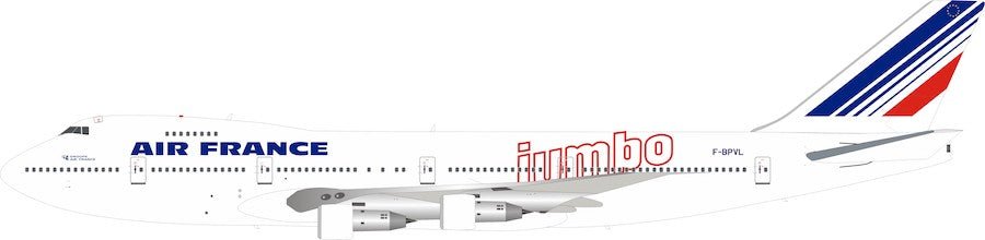 *B Models B - 741 - AF - 08 1:200 Air France Boeing 747 - 100