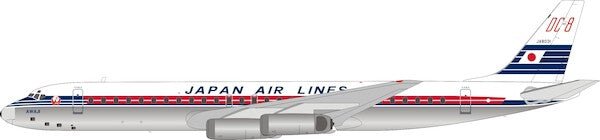*B - Models B - 862 - JAL - 31P 1:200 Japan Air Lines DC - 8 - 62