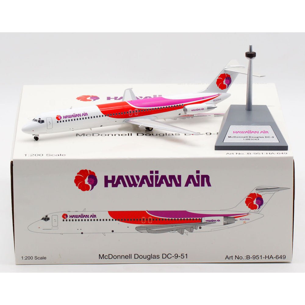 *B Models B - 951 - HA - 649 1:200 Hawaiian Air Douglas DC - 9 - 51