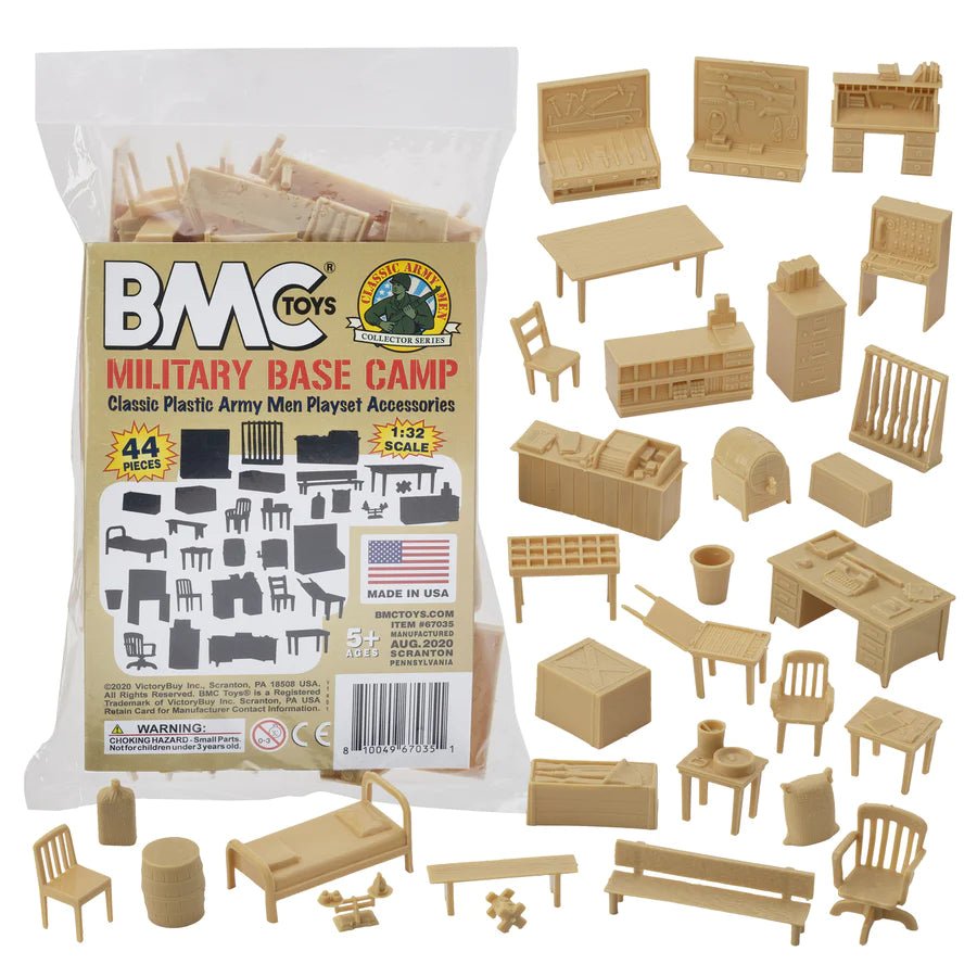 BMC Toys 67035 Classic Marx Military Base Camp Accessory Set