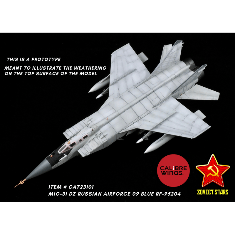 Calibre Wings CA723101 1:72 MIG - 31DZ Foxhound Russian Air Force, Blue 09