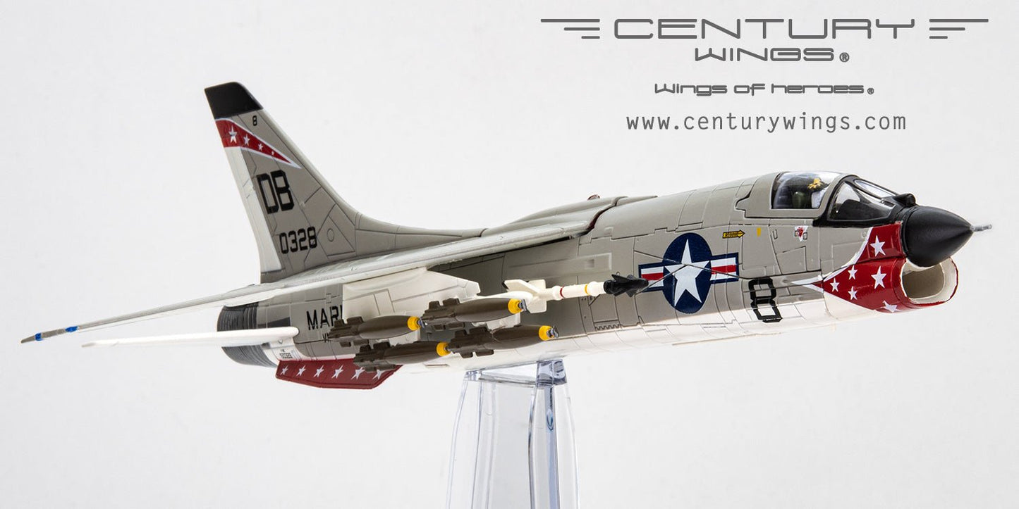 Century Wings CW001644 F - 8E Crusader USMC VMF - 235 Death Angels