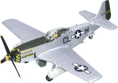 Corgi US32218 1:72 North American P - 51D Mustang USAAF 18th FG, 12th FS, "Katydid", Elwyn Righetti