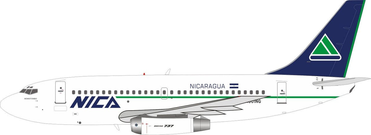 *El Aviador EA732NICA 1:200 Nica Boeing 737 - 200