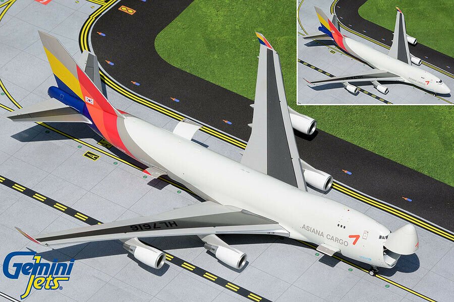 Gemini Jets G2AAR991 1:200 Asiana Cargo Boeing 747 - 400F (Interactive)