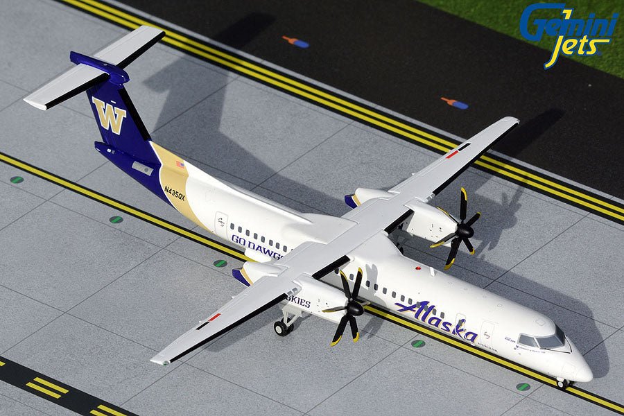 Gemini Jets G2ASA1017 1:200 Alaska Airlines Dash 8 Q - 400
