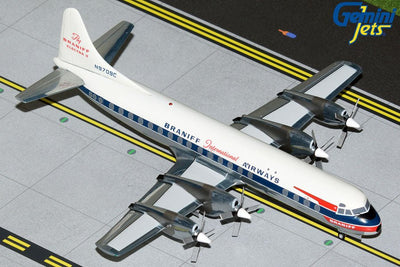 Gemini Jets G2BNF1027 1:200 Braniff Airways Lockheed L - 188 Electra