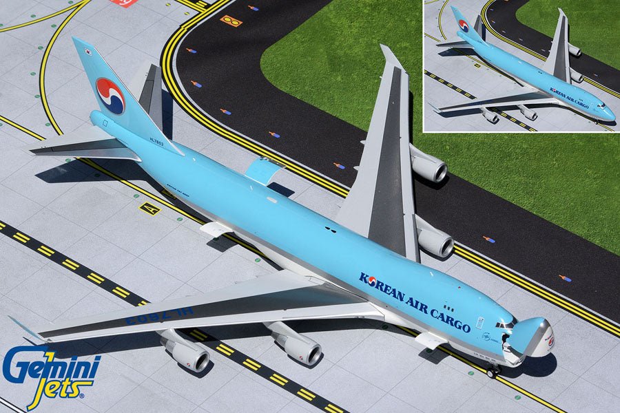 Gemini Jets G2KAL930 1:200 Korean Air Cargo Boeing 747 - 400ERF (Interactive)