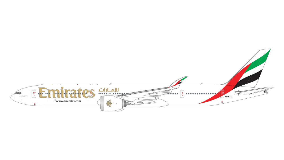 Gemini Jets GJUAE2160W 1:400 Emirates Boeing 777 - 9X (Folded Wingtips)