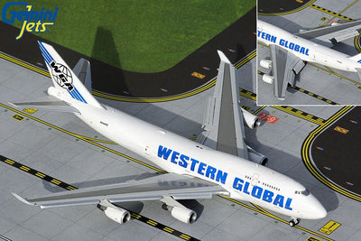 Gemini Jets GJWGN2015F 1:400 Western Global Airlines 747 - 400F (Flaps Down)