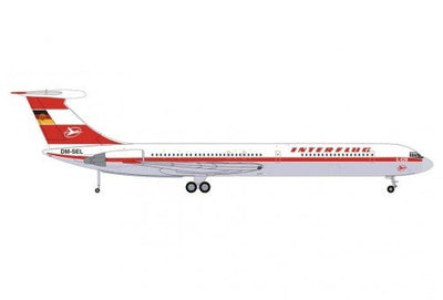 Herpa HE571708 1:200 Interflug IL62M Ilyushin