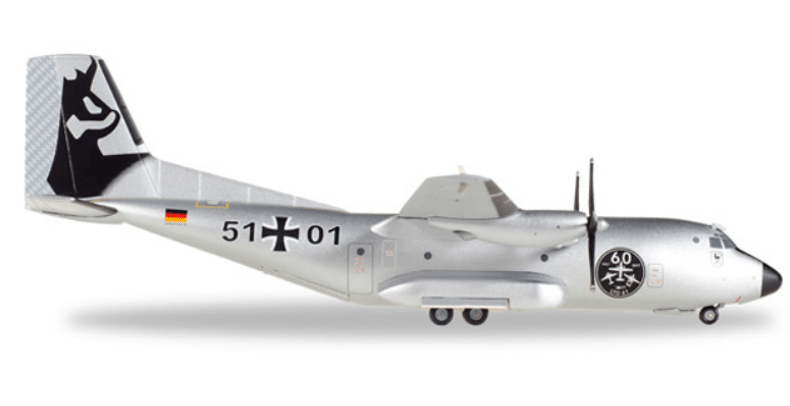 Herpa Wings 558655 1:200 Luftwaffe Transall C - 160