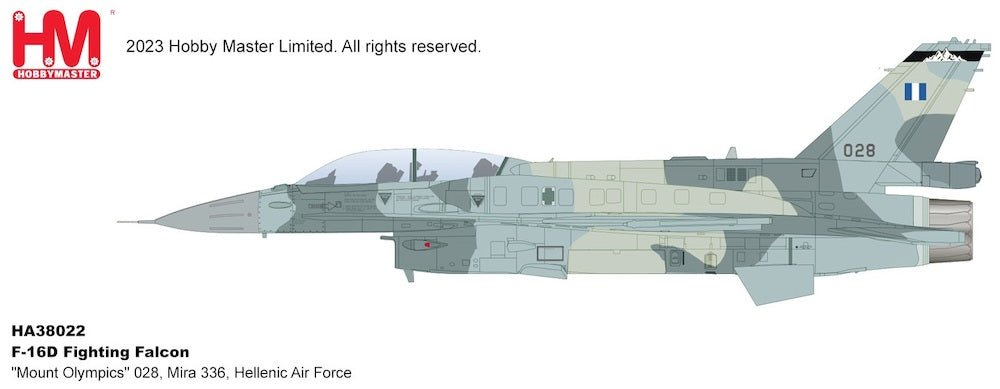 Hobby Master HA38022 1:72 Hellenic Air Force F - 16D