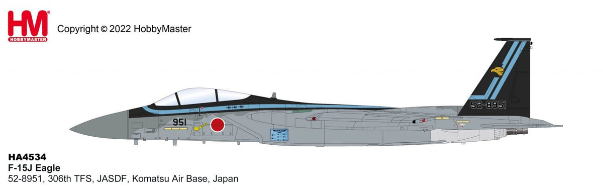 Hobby Master HA4534 1:72 F - 15J Komatsu Air Base, Japan