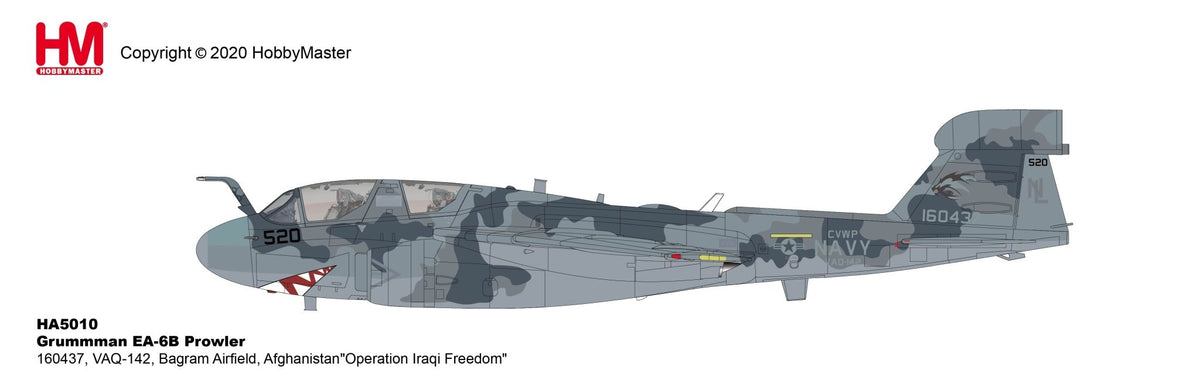 Hobby Master HA5010 1:72 EA - 6B Prowler 160437, VAQ - 142, Bagram Airfield, Afghanistan "Operation Iraqi Freedom"
