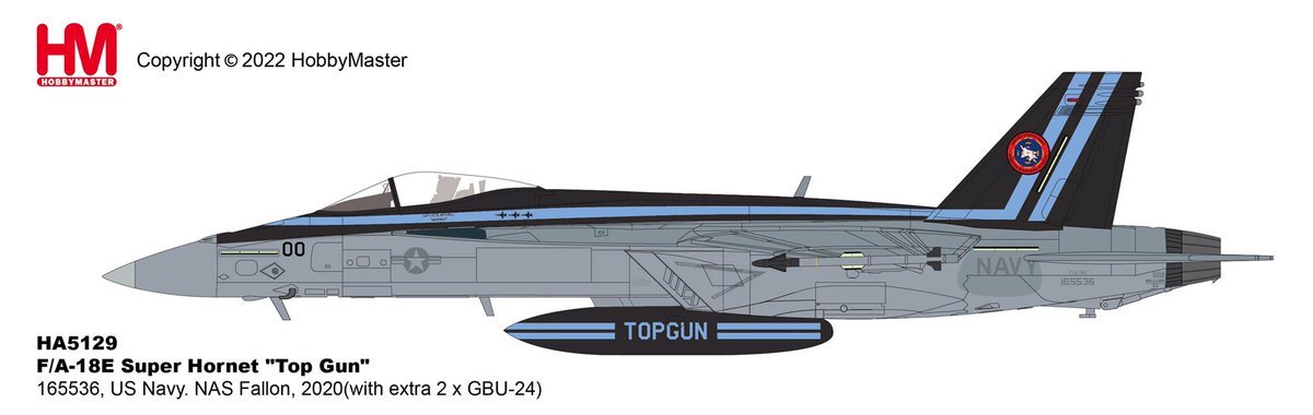 Hobby Master HA5129 1:72 F/A - 18E Super Hornet "Top Gun"