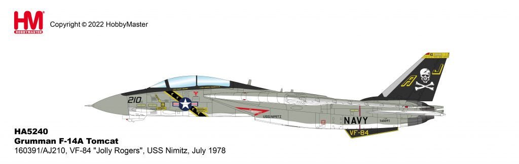 Hobby Master HA5240 1:72 F - 14A Tomcat "Jolly Rogers"