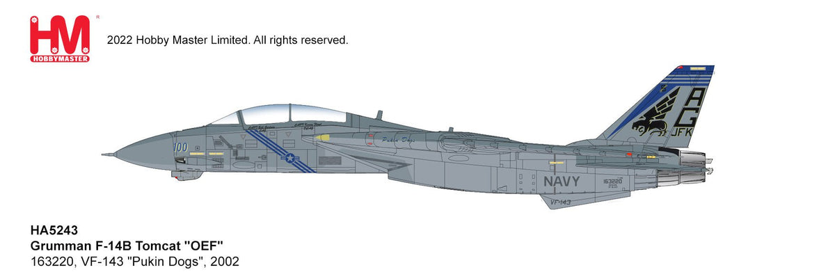 Hobby Master HA5243 1:72 F - 14A VF - 143 "Pukin Dogs"