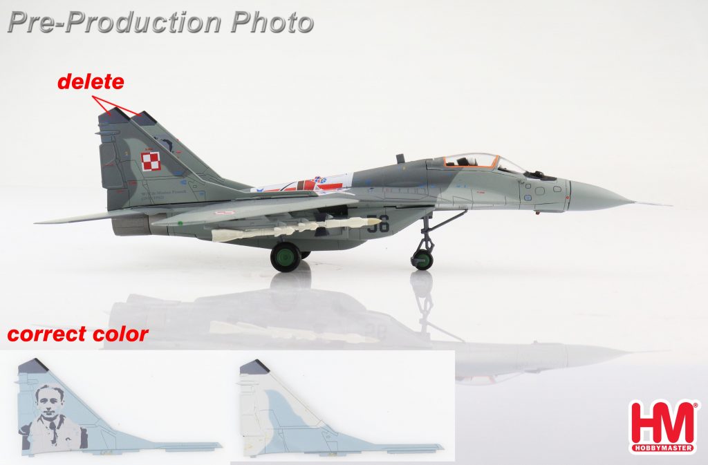 Hobby Master HA6515 1:72 Mig - 29A "Wing Cdr. Marian Pisarek" No. 56, 1 ELT, Polish Air Force, Minsk Mazowiecki AB, 2016