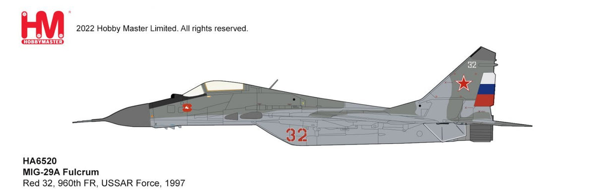 Hobby Master HA6520 1:72 Mig - 29A Russian Air Force